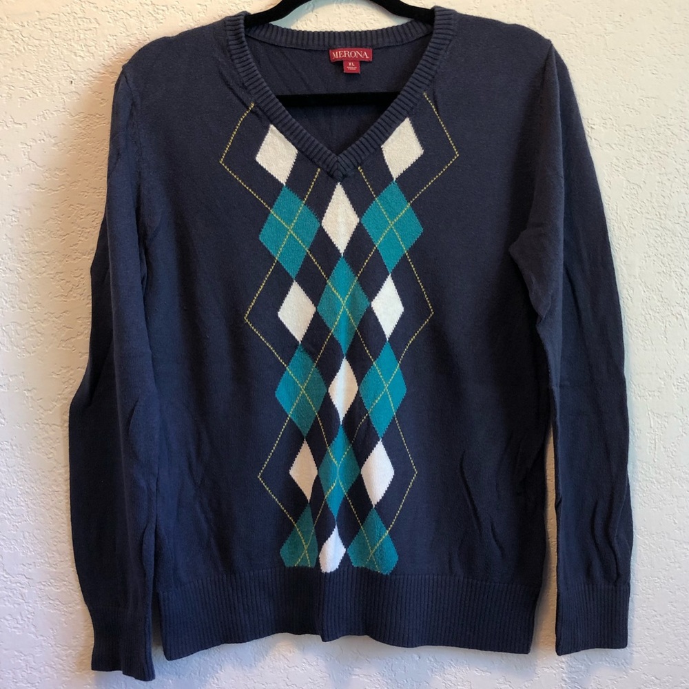 Argyle sweater